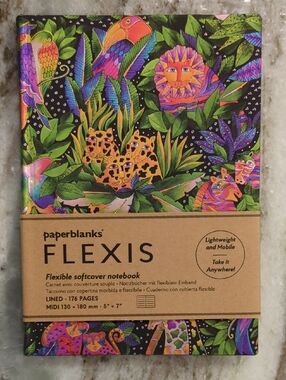 Paperblanks Flexis Softcover Notebook - Colorful Jungle Print
